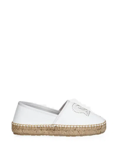 Love Moschino Embellished Heart Espadrilles In Multi