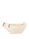 Love Moschino Embroidered-logo Belt Bag In Neutral