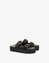 Love Moschino Espadrille Sandals With Double Strap In Black