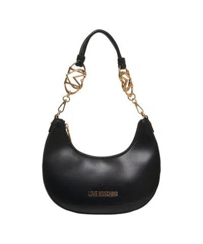Love Moschino Faux Leather Handbag In Black