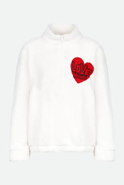 Love Moschino Felpa Bianca