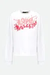 Love Moschino Felpa Bianca
