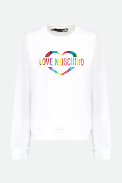 Love Moschino Felpa Bianca