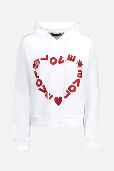 Love Moschino Felpa Bianca