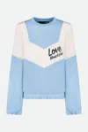 Love Moschino Felpa Celeste