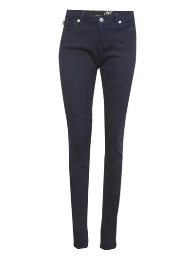 Pre-owned Love Moschino Five-pocket Jeans In Blue