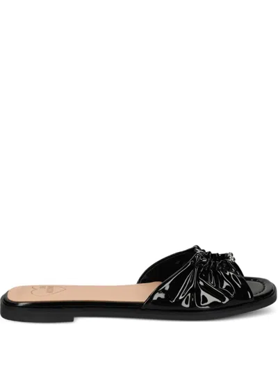 Love Moschino Gathered-detail Sandals