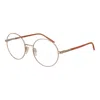 Love Moschino Gold Women Glasses Frame In Gold