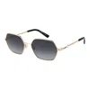 Love Moschino Gold Women Sunglasses In Black