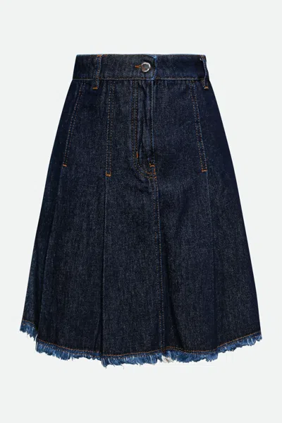 Love Moschino Gonna Denim Blu
