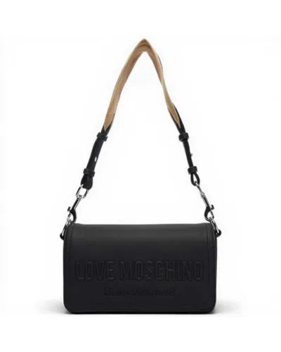 Love Moschino Grs Black Woman Handbag In Synthetic