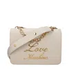 Love Moschino Hand Bags Women Polyurethane Beige/ivory