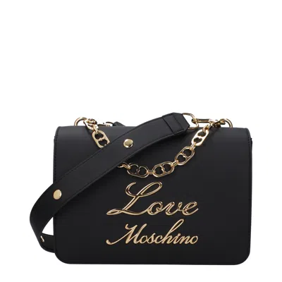 Love Moschino Hand Bags Women Polyurethane Black