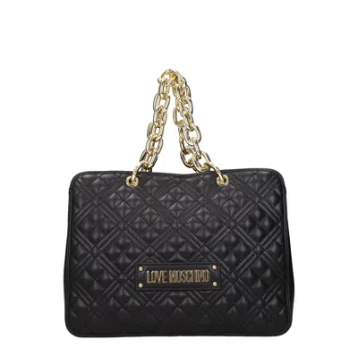 Love Moschino Hand Bags Women Polyurethane Black