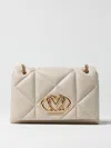 Love Moschino Shoulder Chain Bag In Ivory