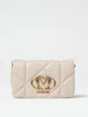 Love Moschino Embossed Quilted Smart Daily Bag In Ivory