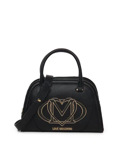 Love Moschino Handbag With Logo In Black