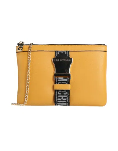 Love Moschino Handbags In Ocher