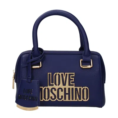 Love Moschino Handbags Women Polyurethane Blue/blueberry