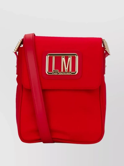 Love Moschino Hardware Chain Cross-body Bag In Red