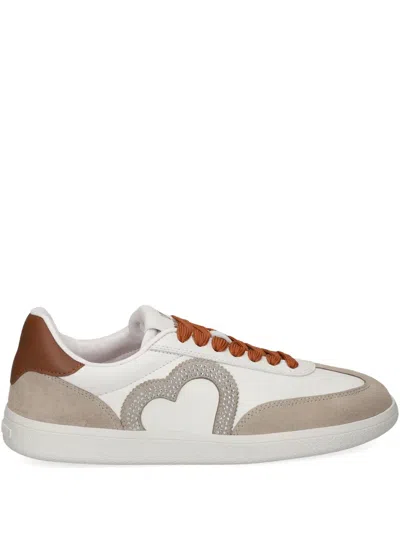 Love Moschino Heart-appliqué Sneakers In Multi