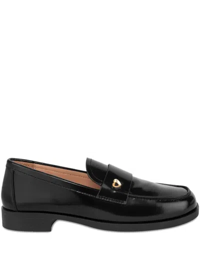 Love Moschino Heart Detail Loafers In Multi