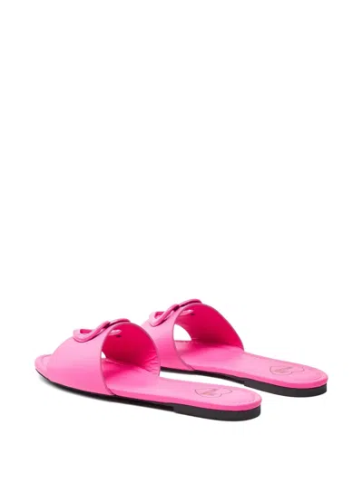Love Moschino Heart-detail Sandals In Pink