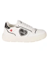 LOVE MOSCHINO HEART EMBROIDERED SNEAKERS