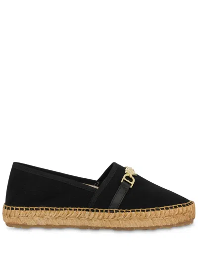 Love Moschino Espadrilles Mit Herzmotiv In Schwarz