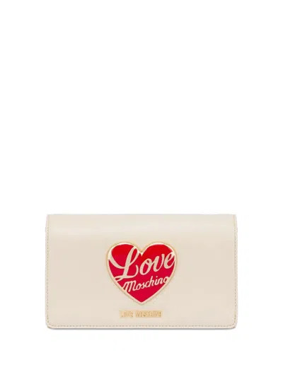 Love Moschino Heart-plaque Clutch Bag