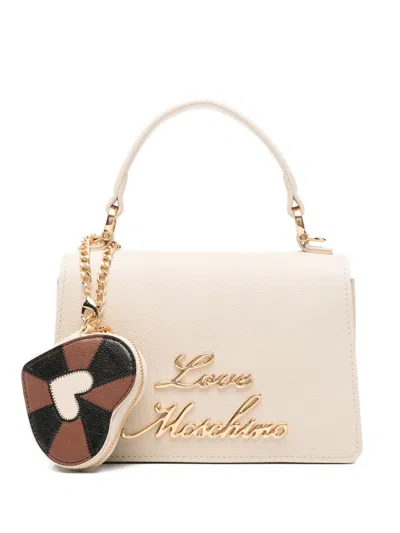 Love Moschino Heart-charm Tote Bag In Neutral