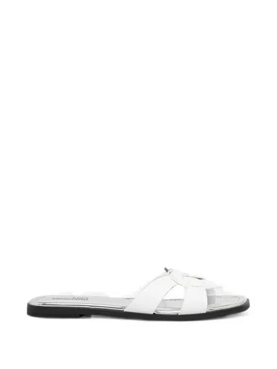 Love Moschino Heart-motif Sandals In White