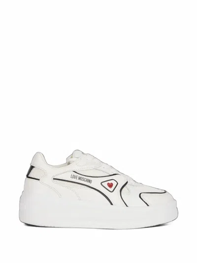 Love Moschino Heart-motif Sneakers In Multi
