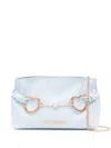 Love Moschino Hearts Clutch In Blue
