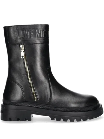 Love Moschino Her Love Boots In Black
