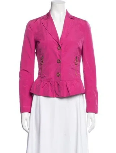 Pre-owned Love Moschino Jacket In Pink