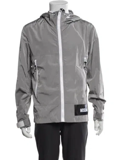 Pre-owned Love Moschino Jacket W/ Tags In Gray