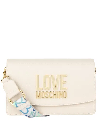 Love Moschino Jelly Crossbody In Beige