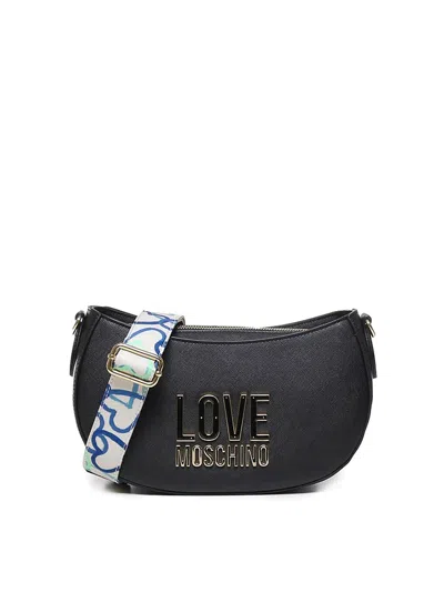 Love Moschino Jelly Shoulder Bag In Black