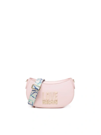 Love Moschino Jelly Shoulder Bag In Nude & Neutrals