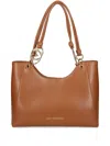 Love Moschino Jewel Tote Bag In Brown