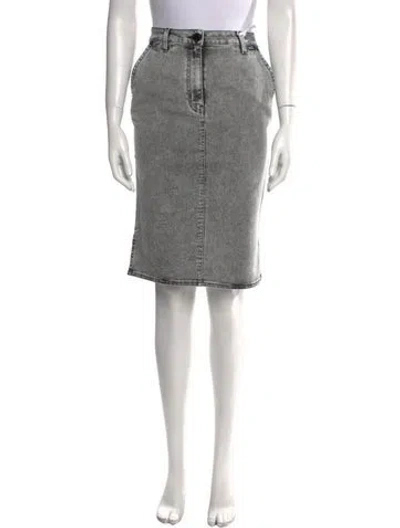 Pre-owned Love Moschino Knee-length Skirt W/ Tags In Gray