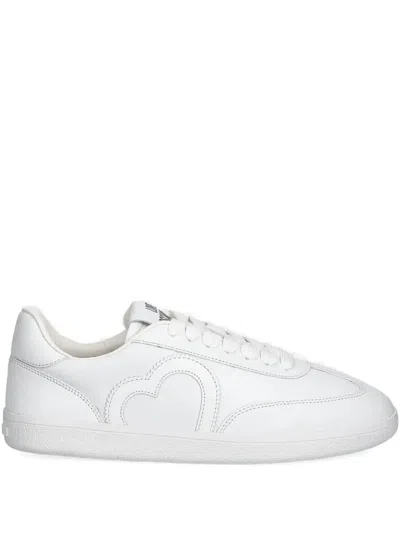 Love Moschino Lace-up Sneakers In White