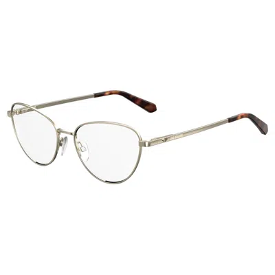 Love Moschino Bronze Metal Frames In Gray