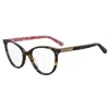 Love Moschino Bicolor Acetate Frames In Brown