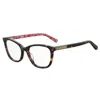 Love Moschino Bicolor Acetate Frames In Brown