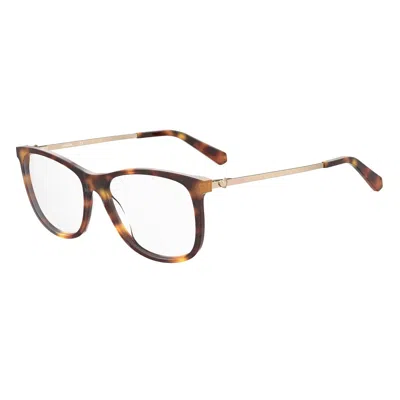 Love Moschino Ladies' Spectacle Frame  Mol589-05l  55 Mm Gbby2 In Brown