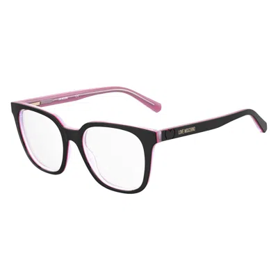 Love Moschino Ladies' Spectacle Frame  Mol590-807  52 Mm Gbby2 In Purple