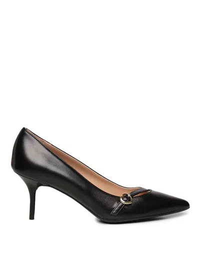 Love Moschino Leather Pumps In Black