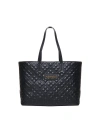 LOVE MOSCHINO LOVE MOSCHINO LETTERING LOGO QUILTED SHOPPER BAG
